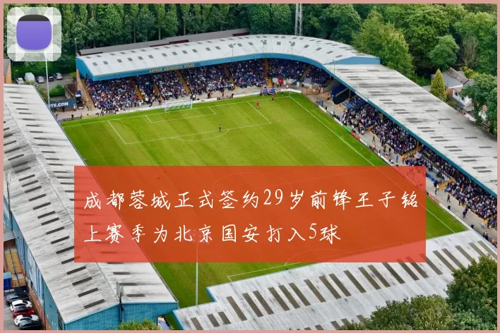 成都蓉城正式签约29岁前锋王子铭上赛季为北京国安打入5球